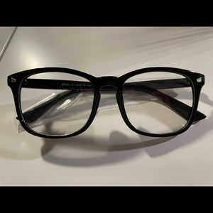 NWT Blue Light Blocking Glasses - Black Clear Lens